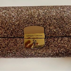 Kate Spade Rosegold Glitter Wallet